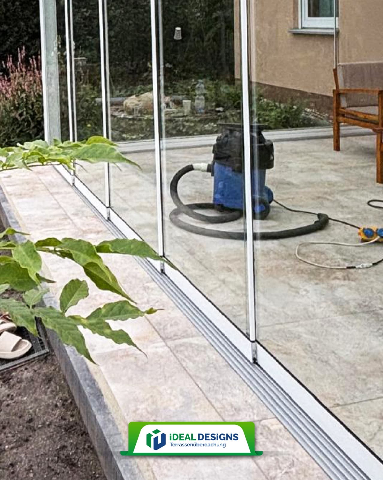 Ideal Designs Referenz Projekt - Glasschiebeturen 2