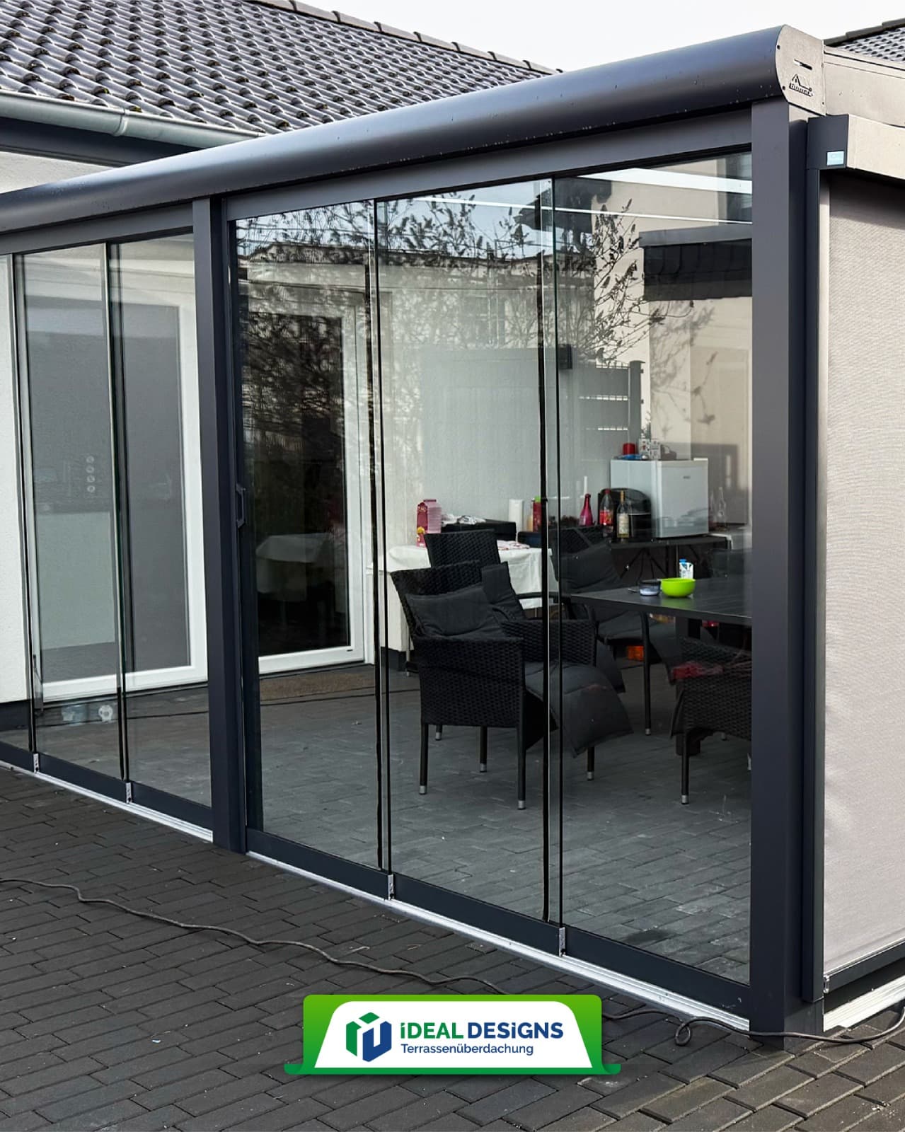 Ideal Designs Referenz Projekt - Glasschiebeturen 6