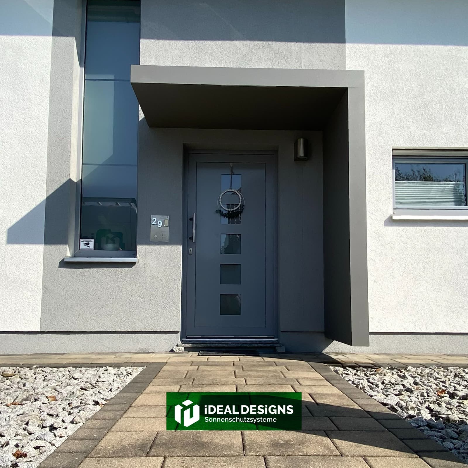 Ideal Designs Referenz Projekt - Vordach 1