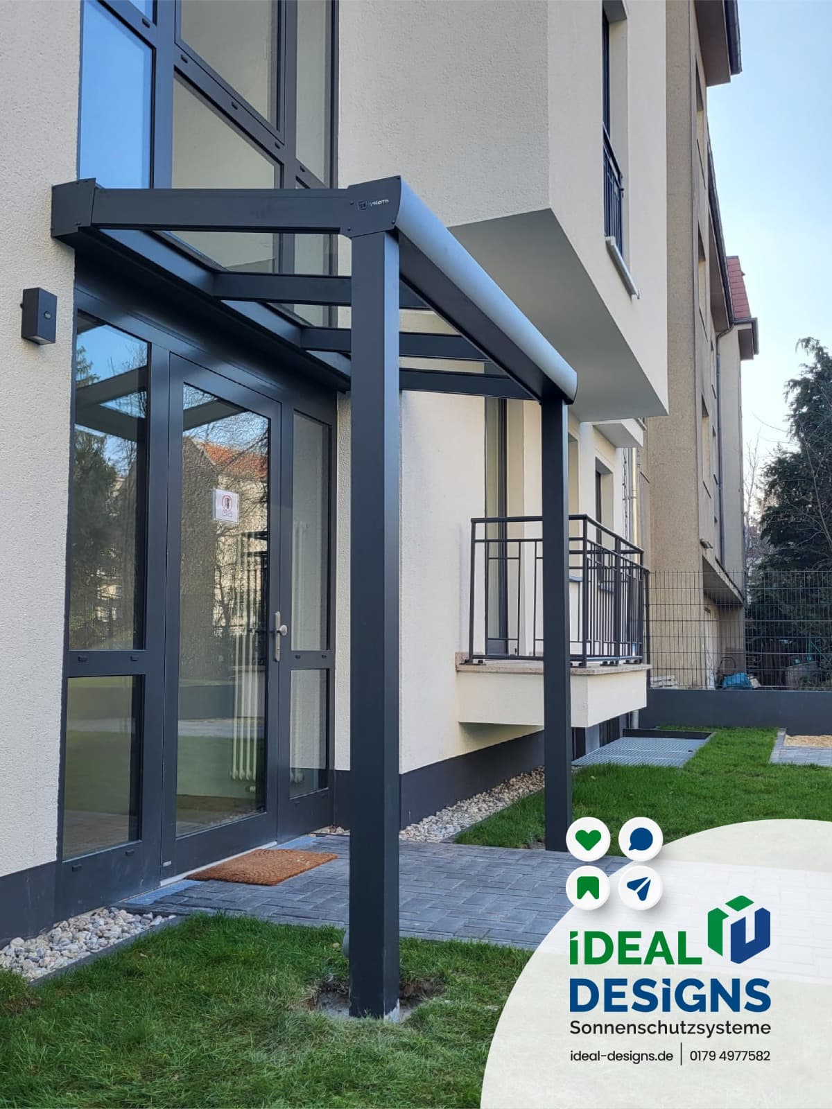 Ideal Designs Referenz Projekt - Vordach 3