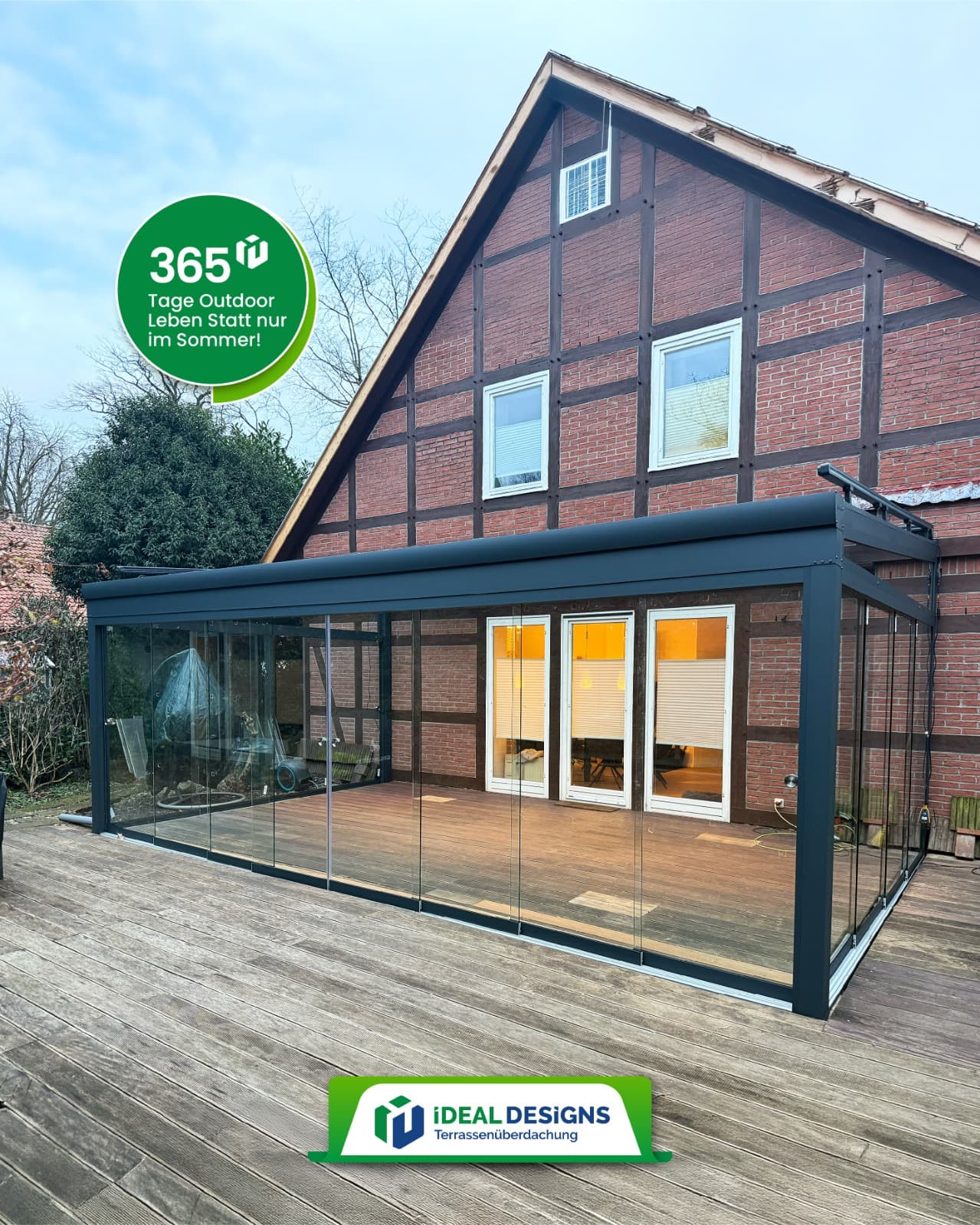 Moderner Aluminium Wintergarten in Berlin und Brandenburg