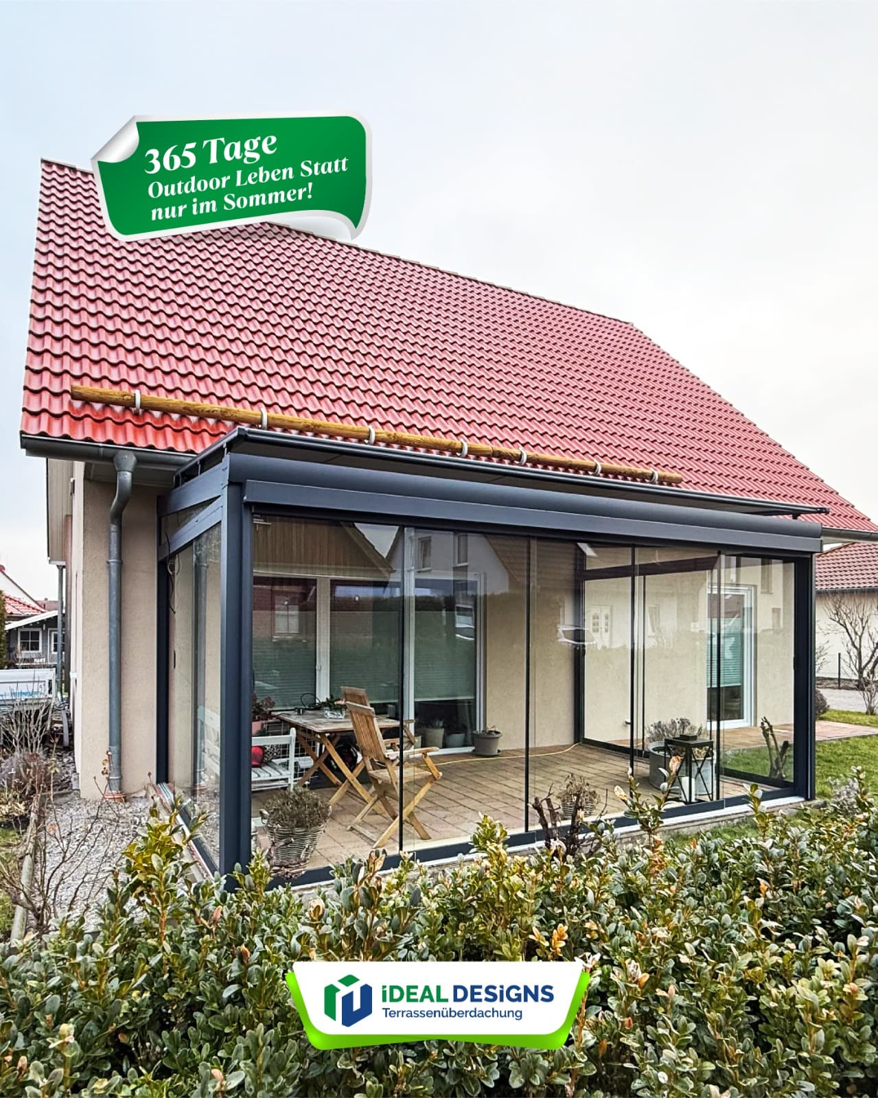 Ideal Designs Referenz Projekt - Wintergarten 7