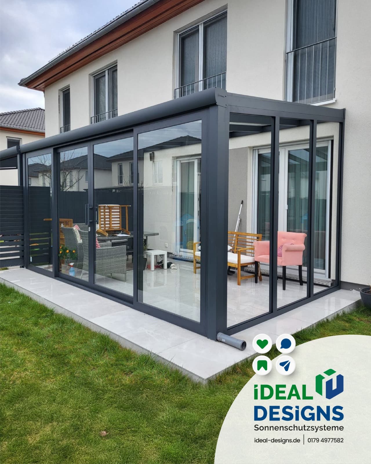 Ideal Designs Referenz Projekt - Wintergarten 9