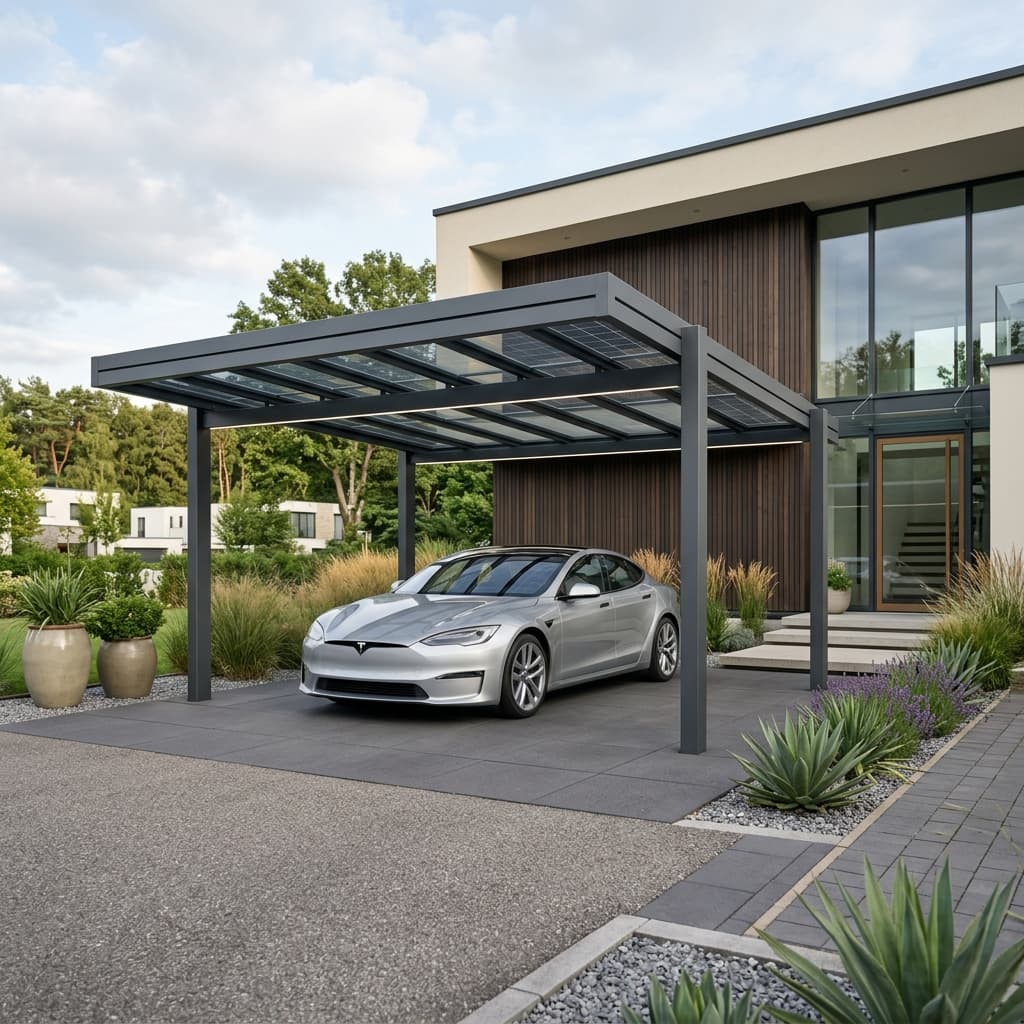 Aluminium Carports im Trend: Warum 2026 alle auf Alu setzen