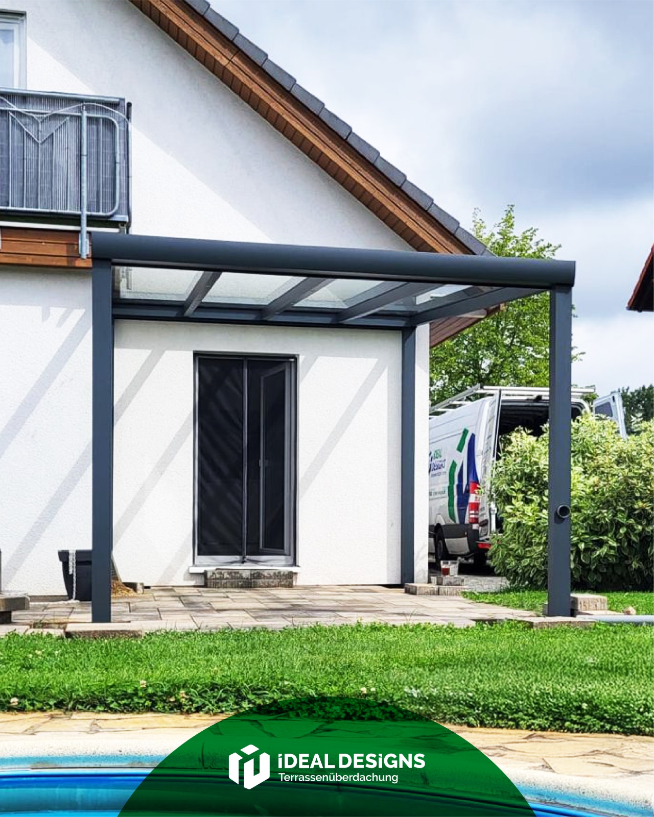 Aluminium Vordach Haustür: Modern & langlebig